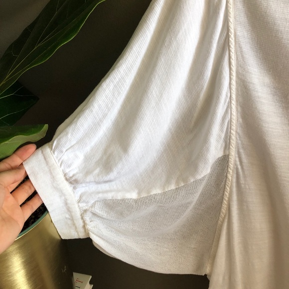 Free People White Peasant Blouse - Picture 4 of 5